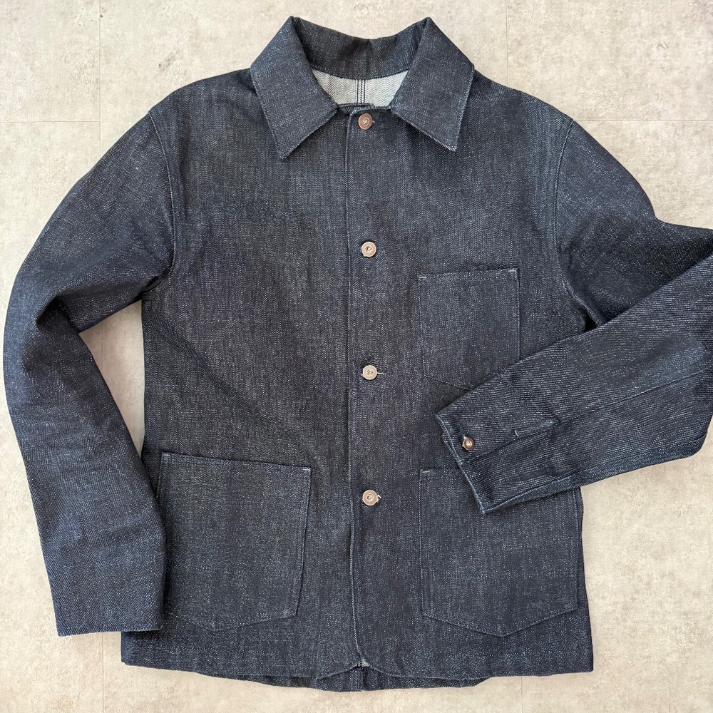 Tellason x Palmer Trading Company Cone Denim chore coat, men's M, made in USA